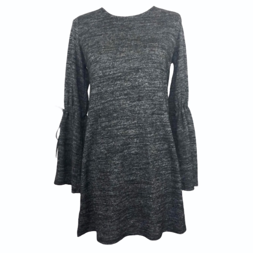 Poet sleeved a-line sweater dress M